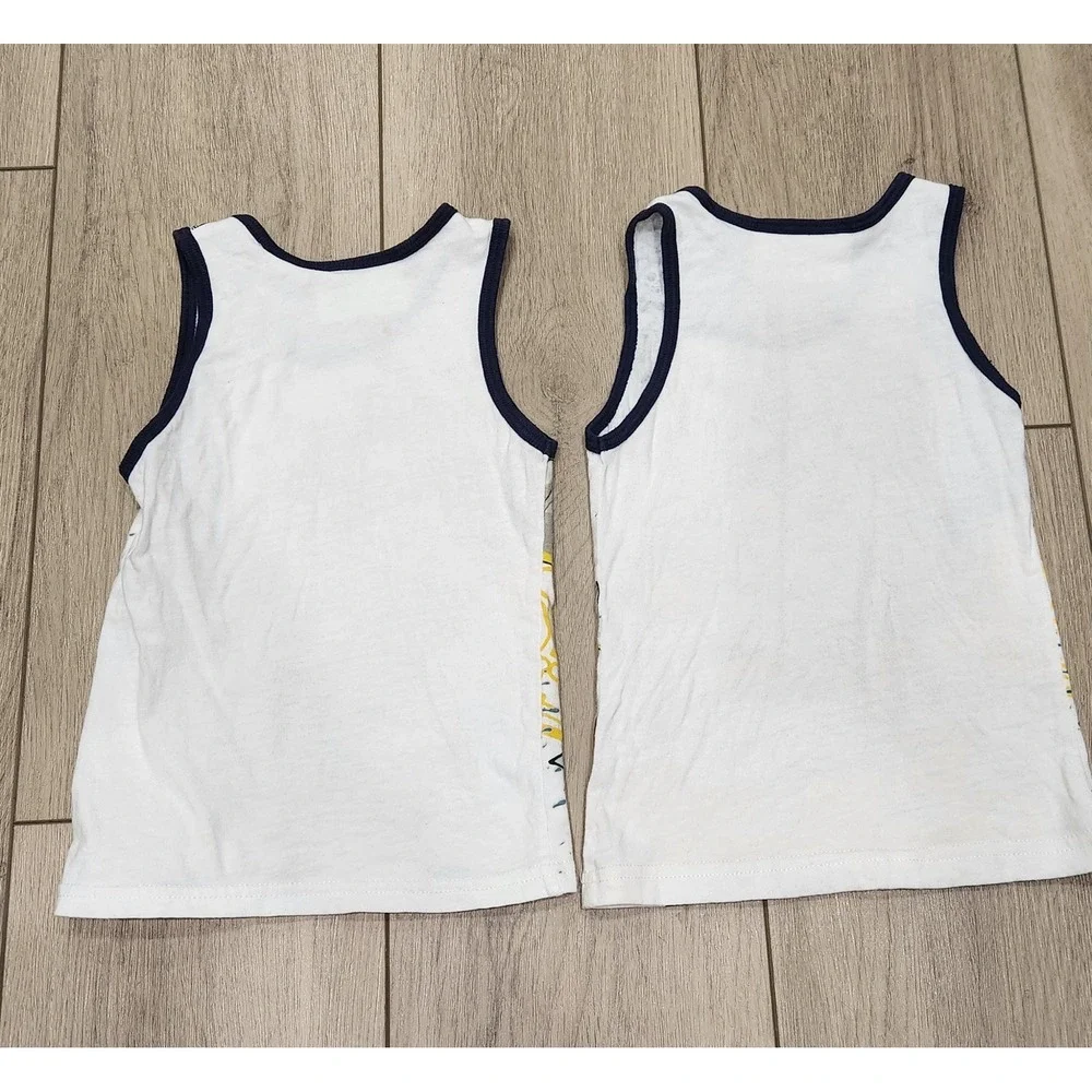 Disney Pirates‎ of the Caribbean Jack Sparrow Tank Tops Set of 2 Kids Size 4/5